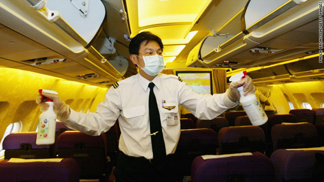 cuidados no avião